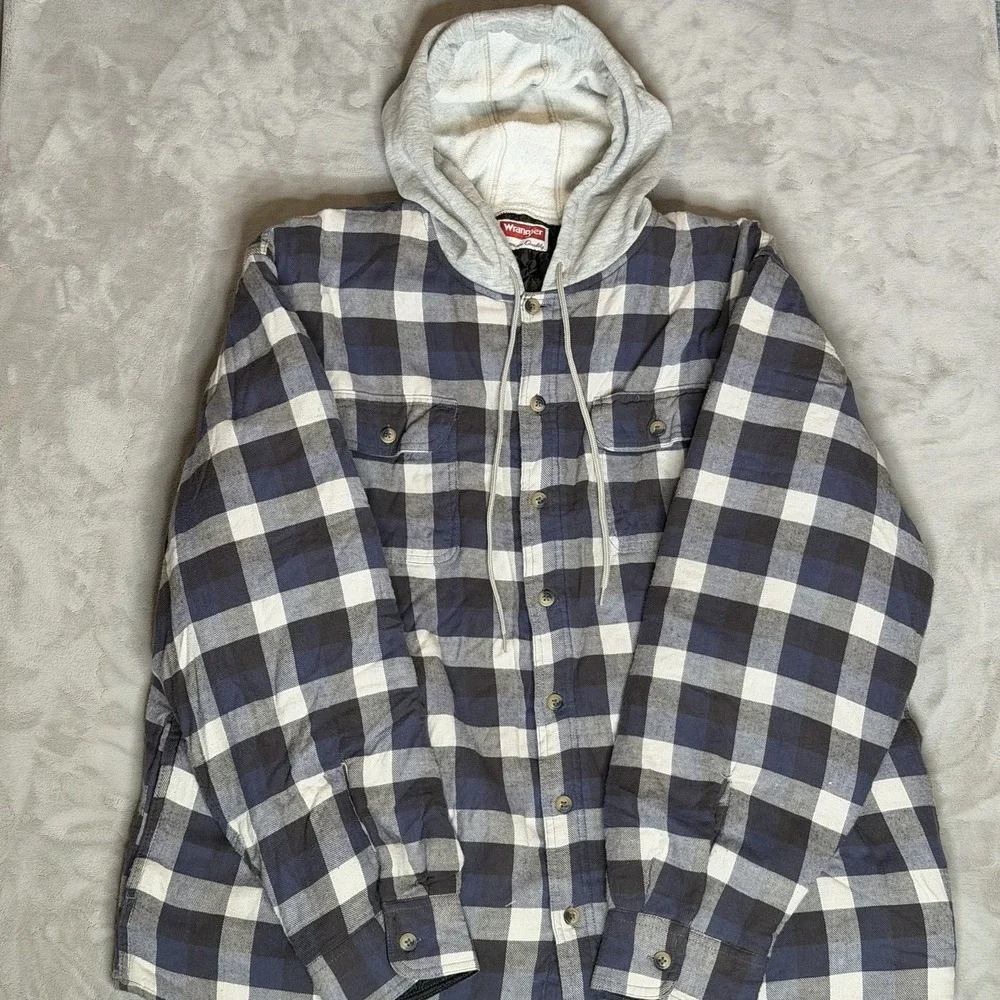 Wrangler blue plaid